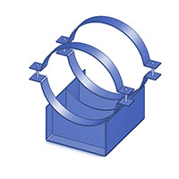 Опоры 313.ТС-008.011 скользящие хомутовые от компании ООО НПО Спецнефтемаш